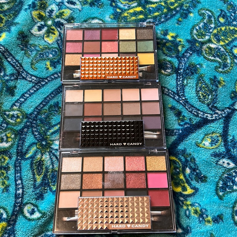 Hard Candy look pro eyeshadow palette bundle: 1256/1339/1444